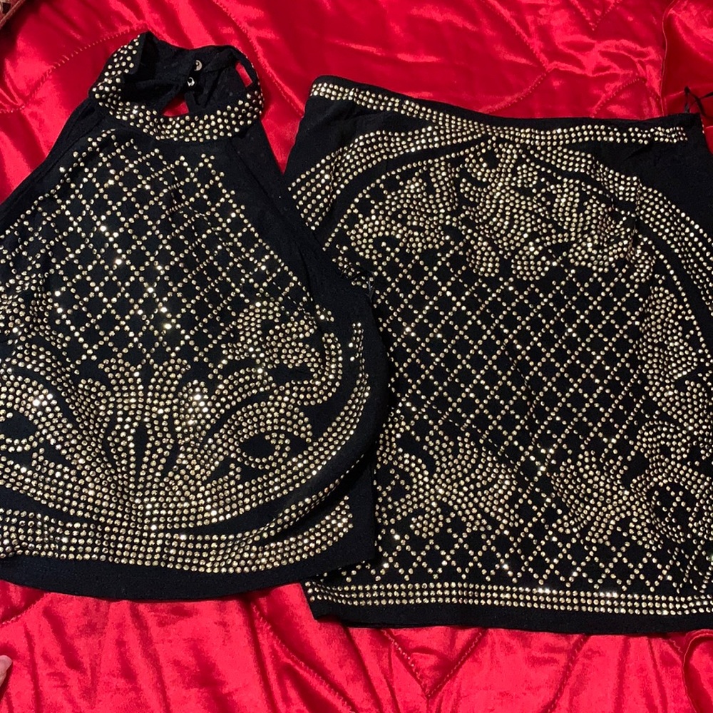 *Brand new* Abby Studded Skirt Set